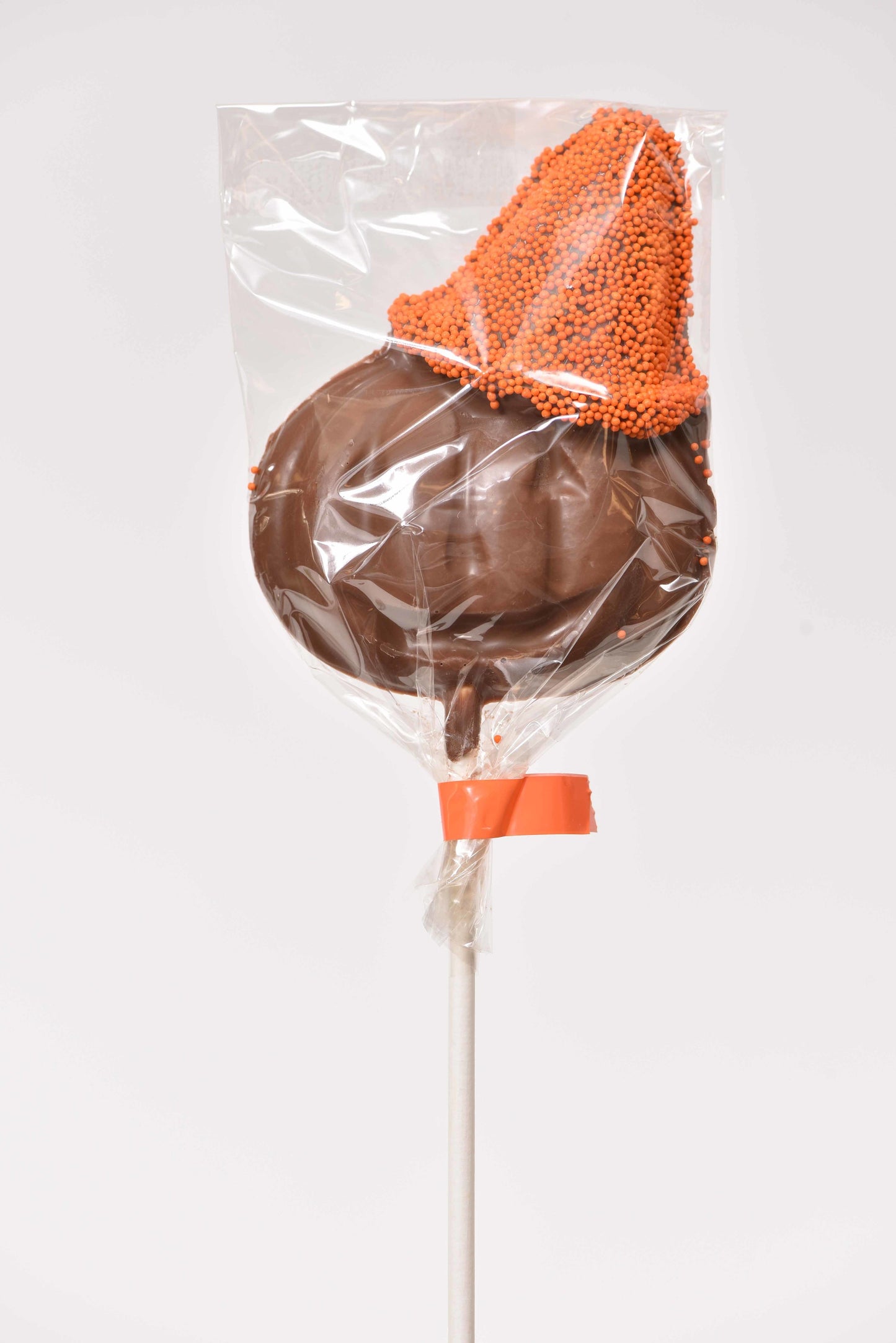 Milk Chocolate Witch Hat / Jack O Lantern Pop - Conrad's Confectionery