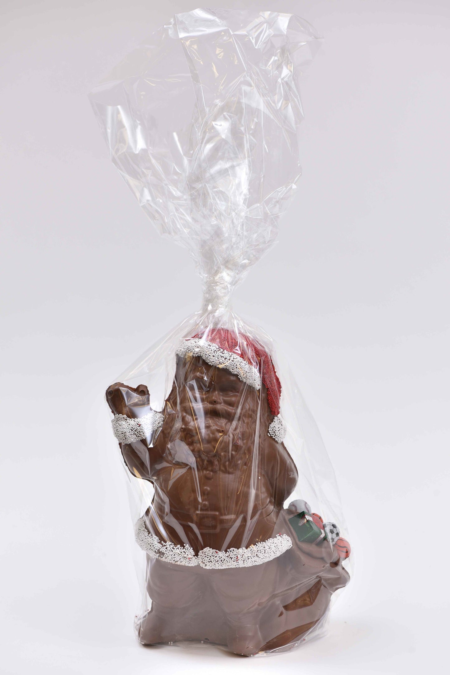10" Milk Chocolate "Bag" Santa Model X-14 - Conrad's Confectionery