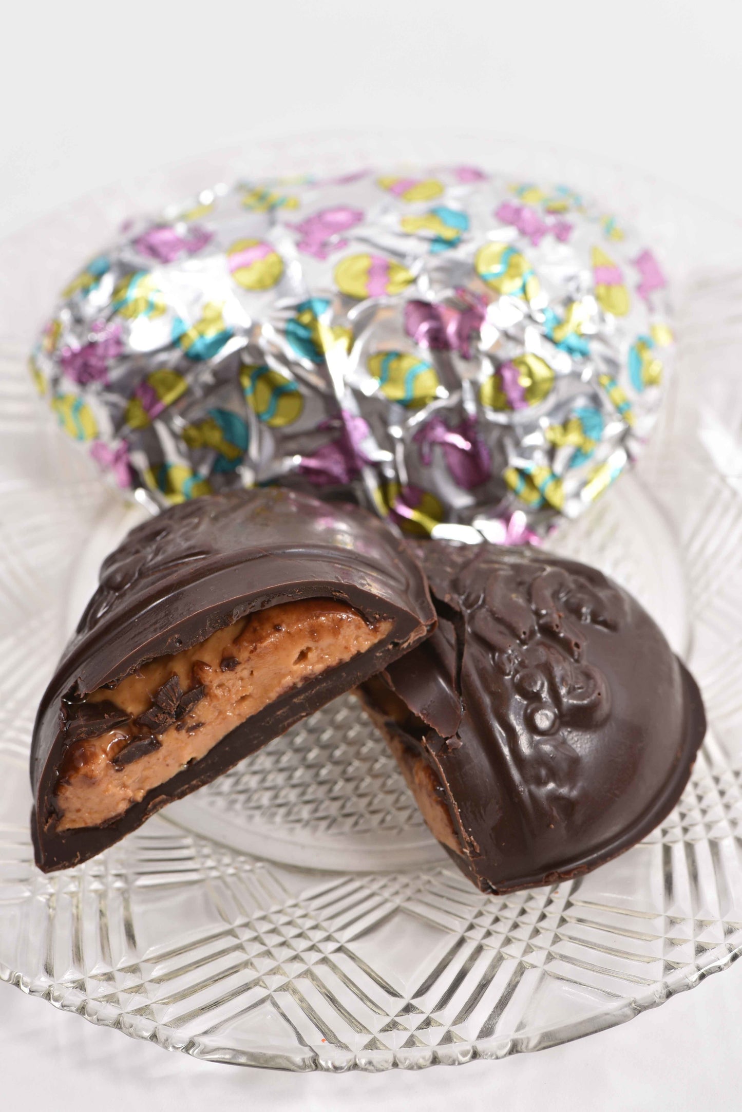 Dark Chocolate Big Foiled Peanut Butter Egg - Conrad's Confectionery