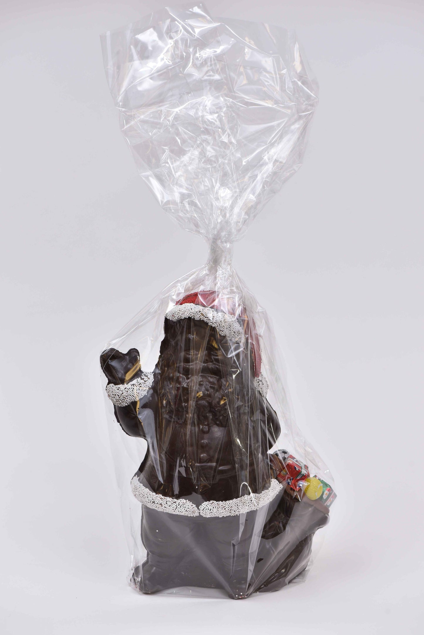 10" Dark Chocolate "Bag" Santa Model X-103 - Conrad's Confectionery