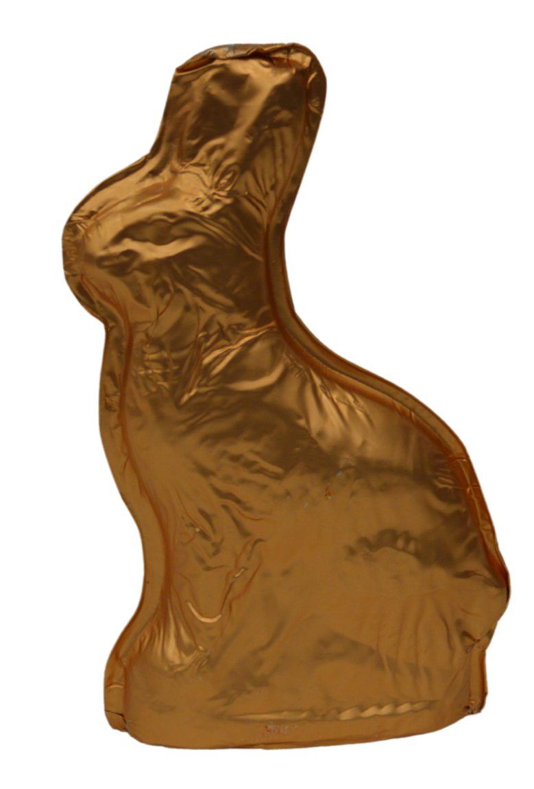 Dark Chocolate Solid Foiled Bunny (6 oz)