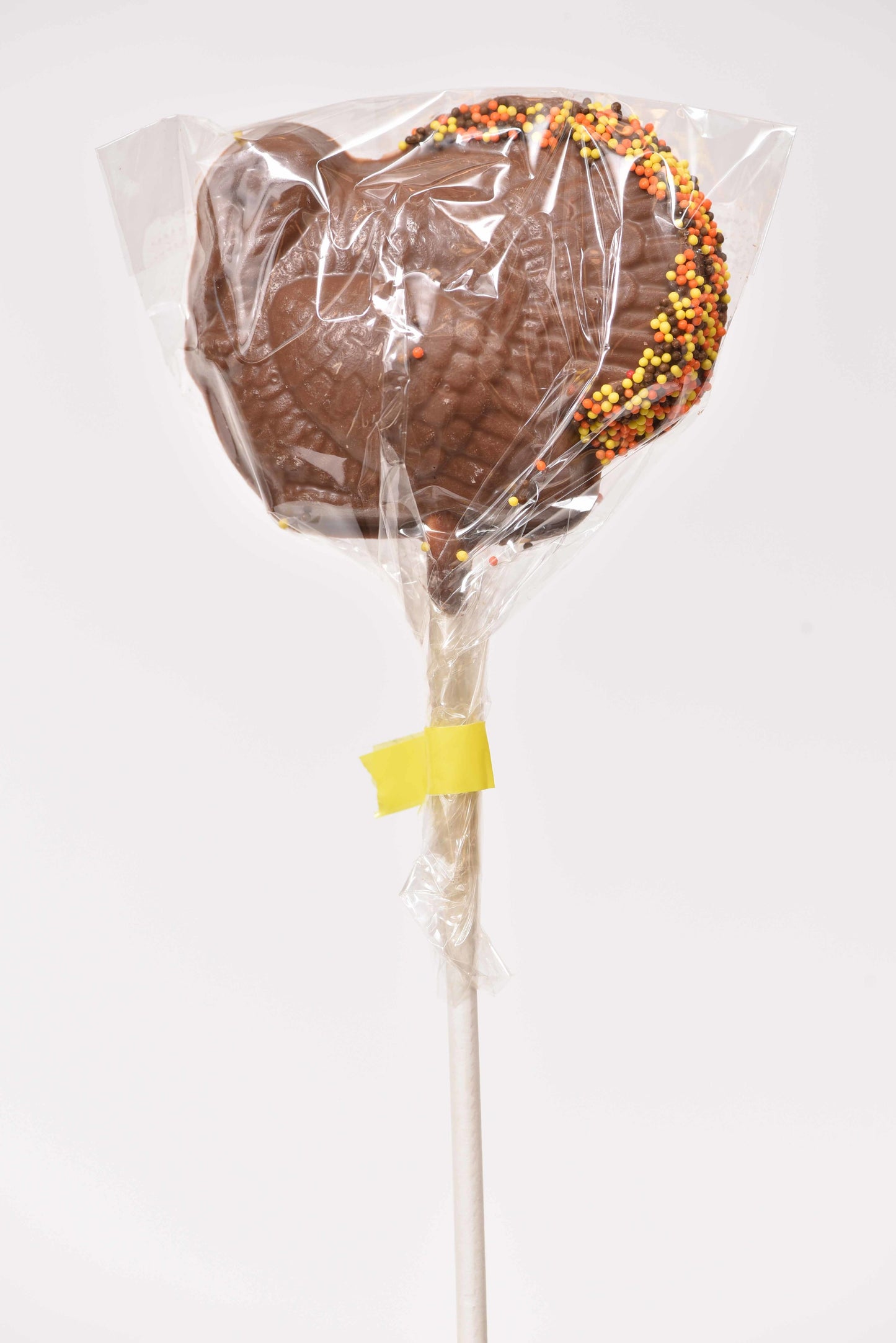 Milk Chocolate Deco Tail Turkey Pop - Conrad's Confectionery