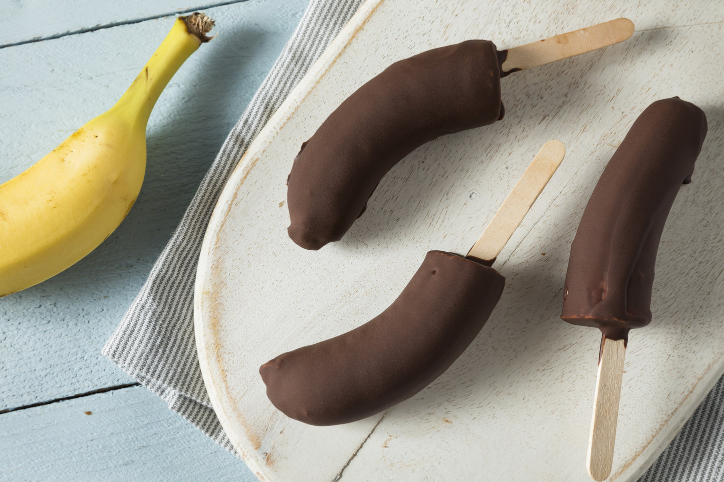 Dark Chocolate Covered Frozen Banana