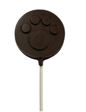 Dark Chocolate Paw Lollipop