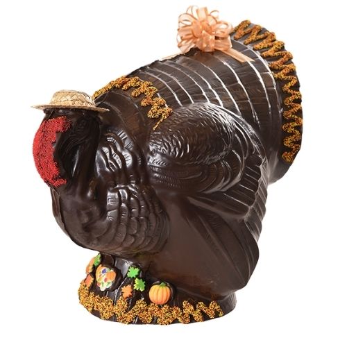 16" Dark Chocolate Turkey - "Jumbo" Model Thanksgiving Centerpiece