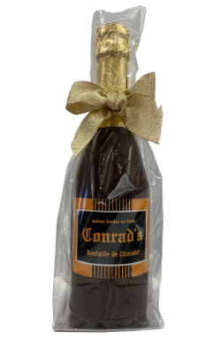 Dark Chocolate Champagne Bottle