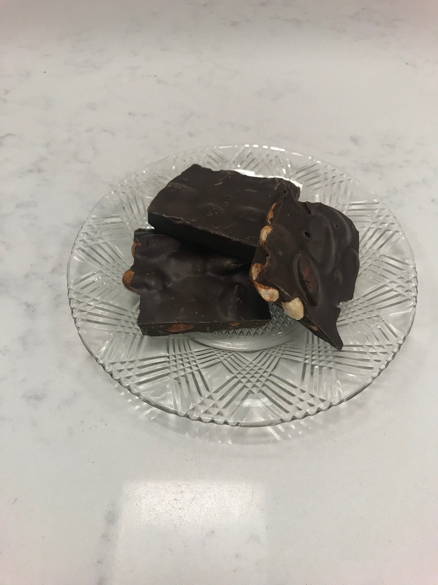 Sugar Free Dark Almond Bark (Half Pound Box)