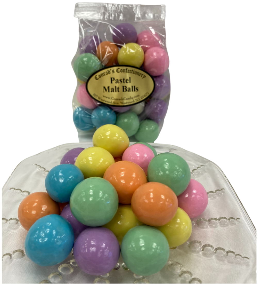 Milk Chocolate Pastel Malt Balls- 8 oz bag