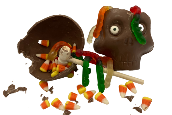 Milk Chocolate "Smash" Skull