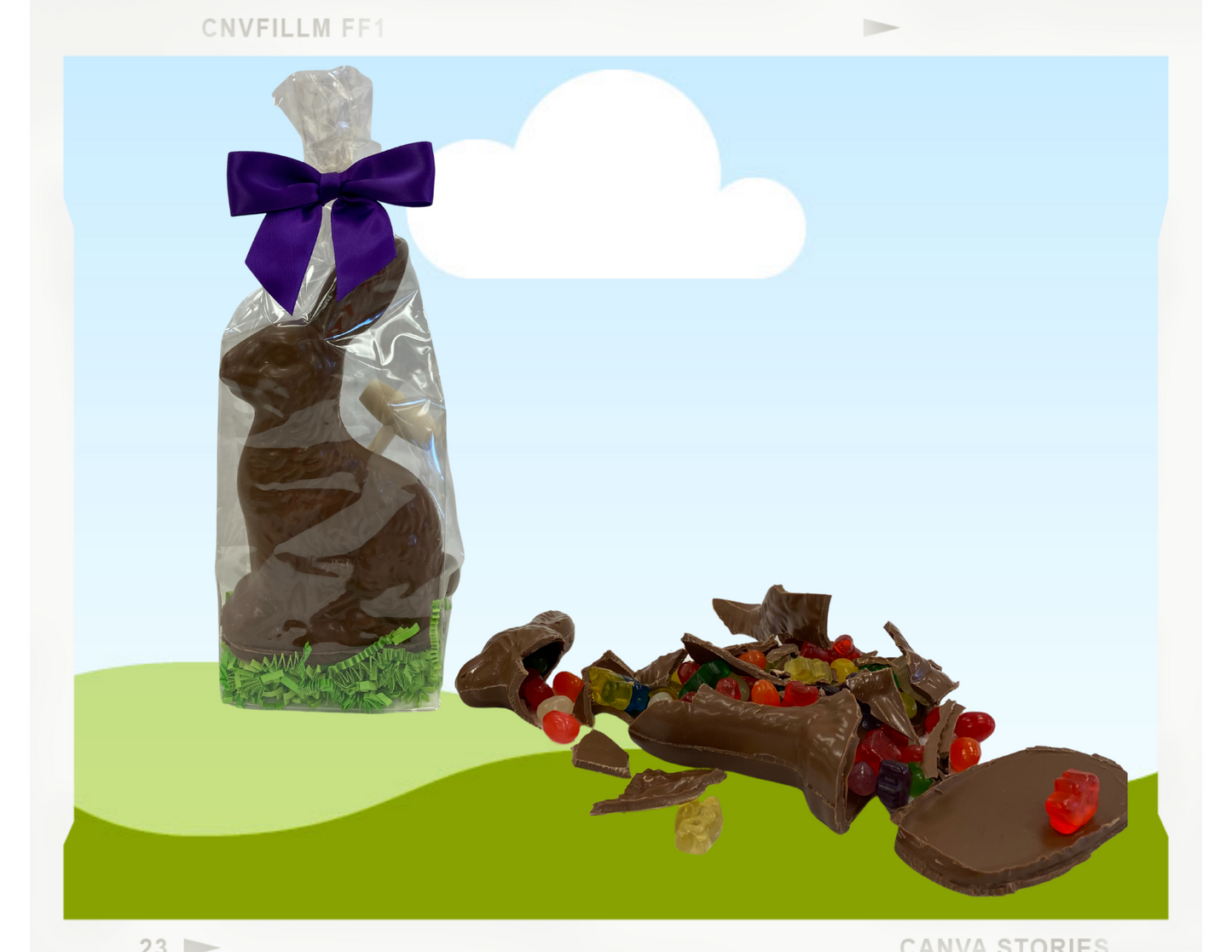 Milk Chocolate 8" Smash Bunny