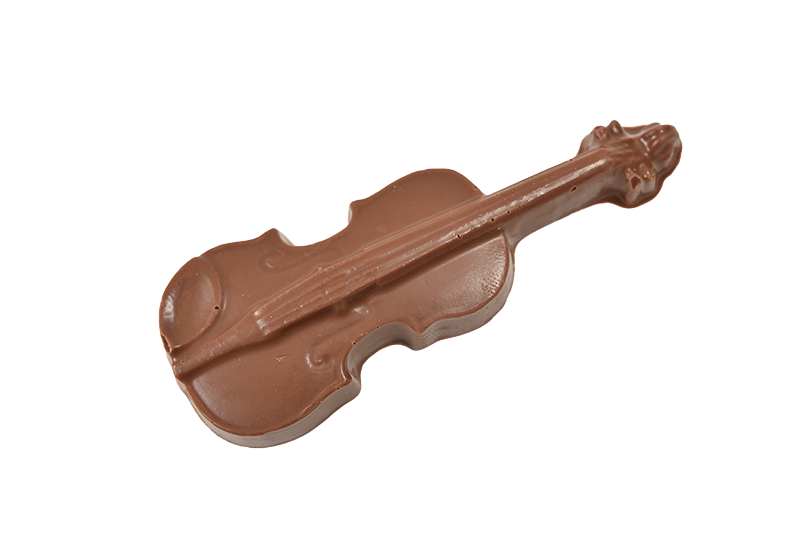 Milk Chocolate Violin (Solid)