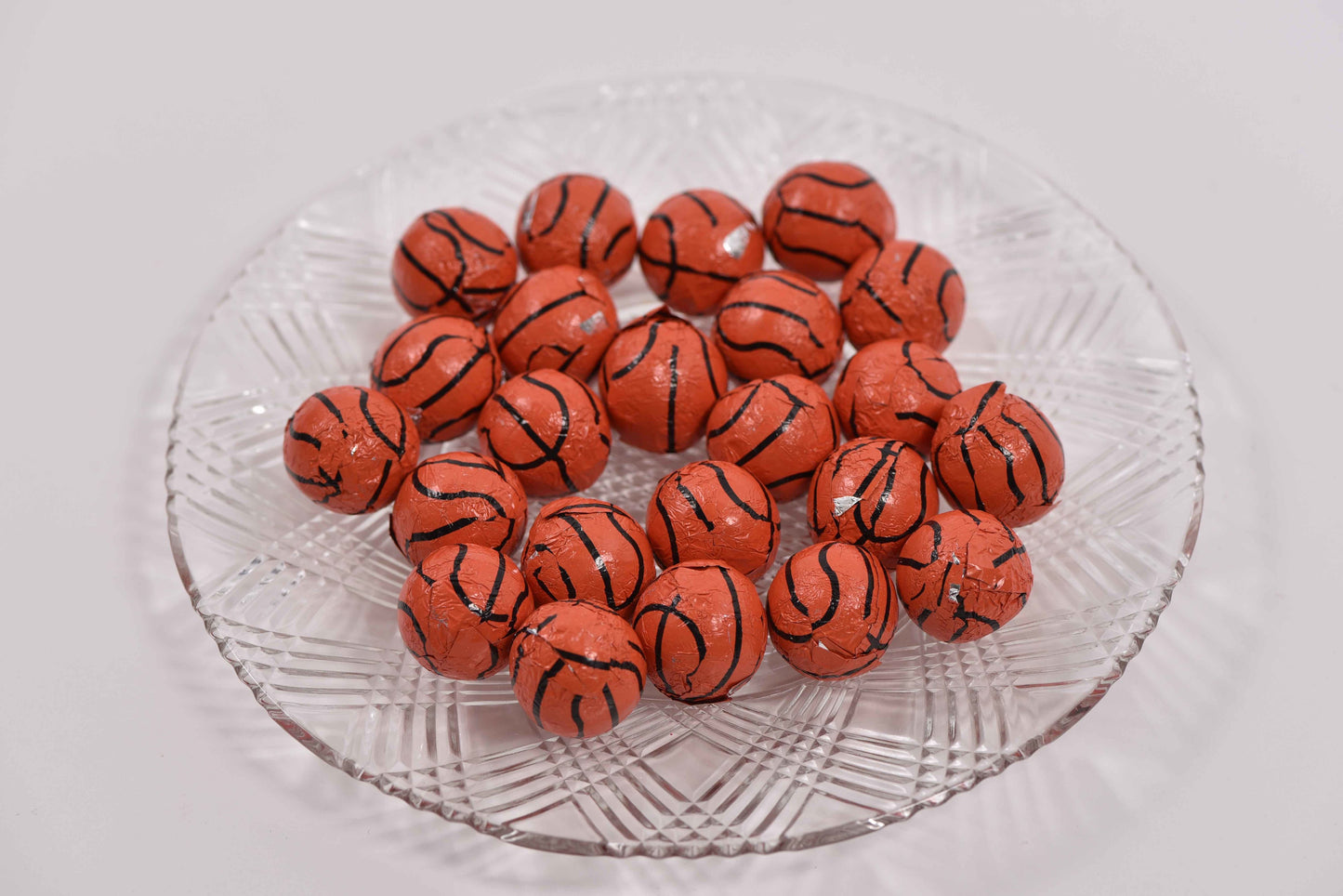 Milk Chocolate Foil Basketball - Conrad's Confectionery