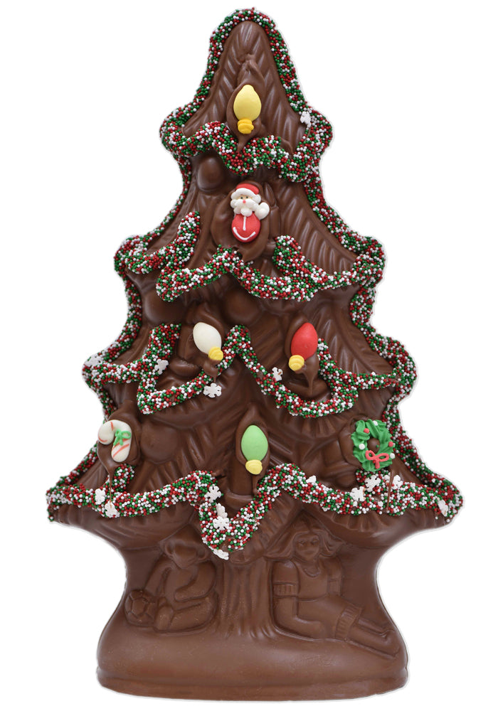 11" Milk Chocolate "Angel" Christmas Tree Model X-11 - Conrad's Confectionery