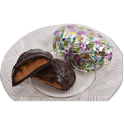 Dark Chocolate Big Foiled Peanut Butter Egg - Conrad's Confectionery