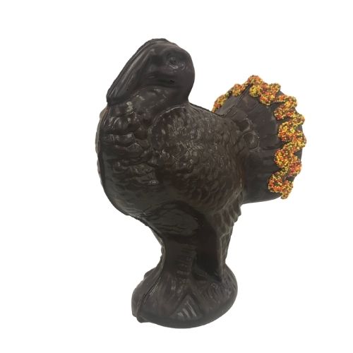 8" Dark Chocolate Thanksgiving hollow model "D" Turkey