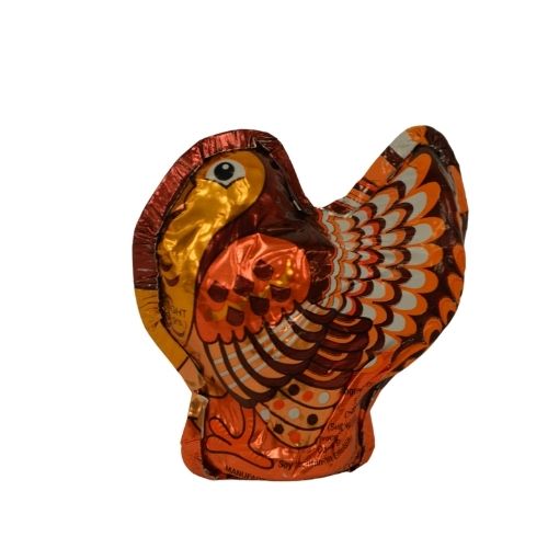 Dark Chocolate Hollow Foil Turkey 1 oz
