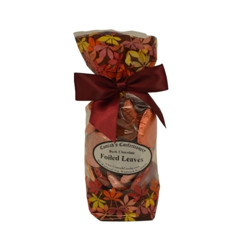 Dark Chocolate Foiled Leaves- 8 oz bag