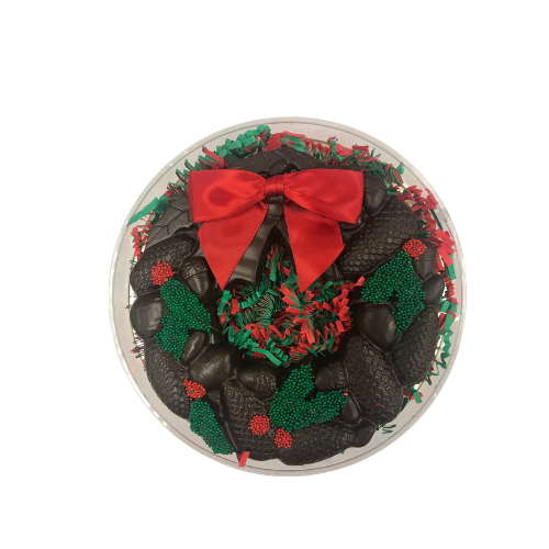Dark Chocolate Wreath