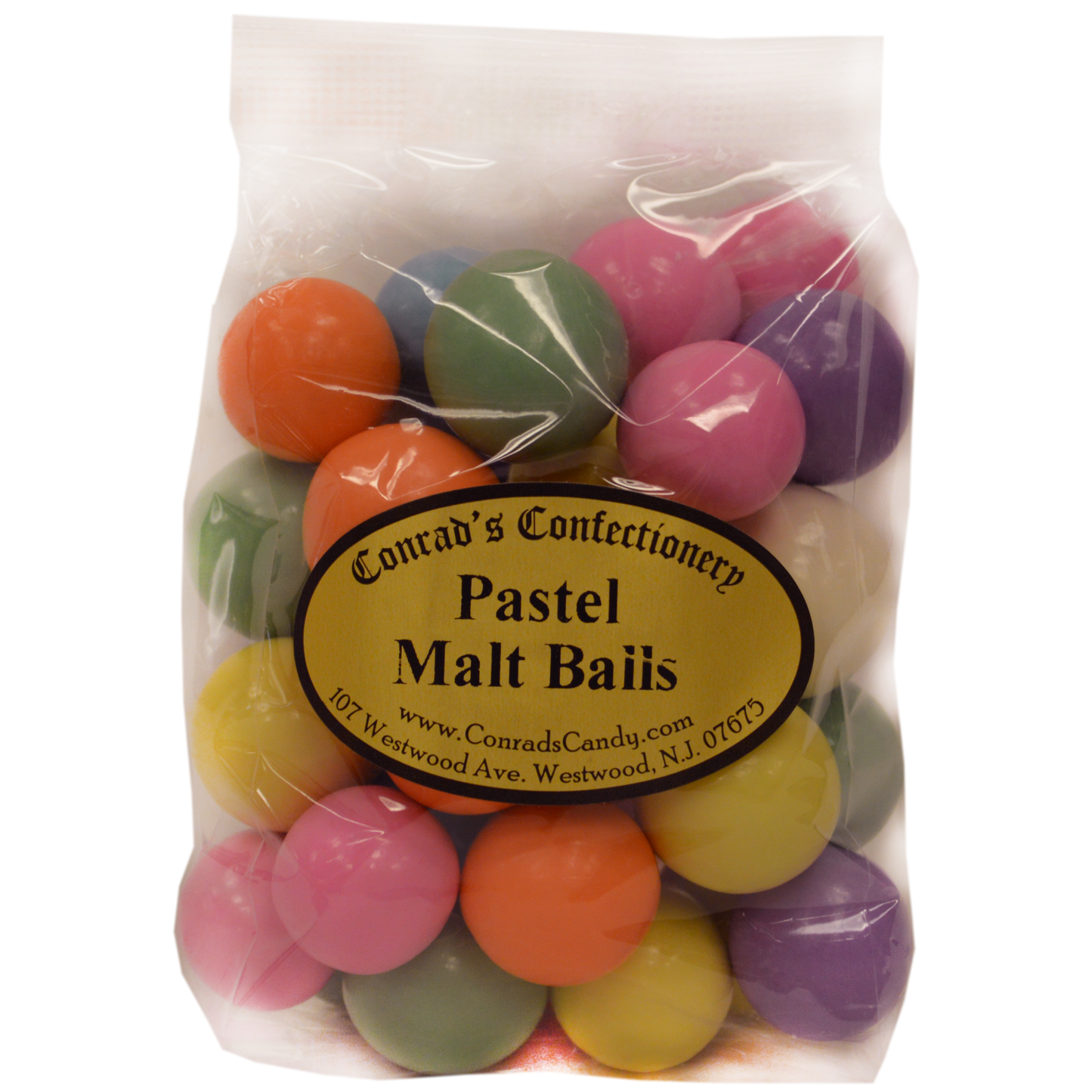 Milk Chocolate Pastel Malt Balls- 8 oz bag