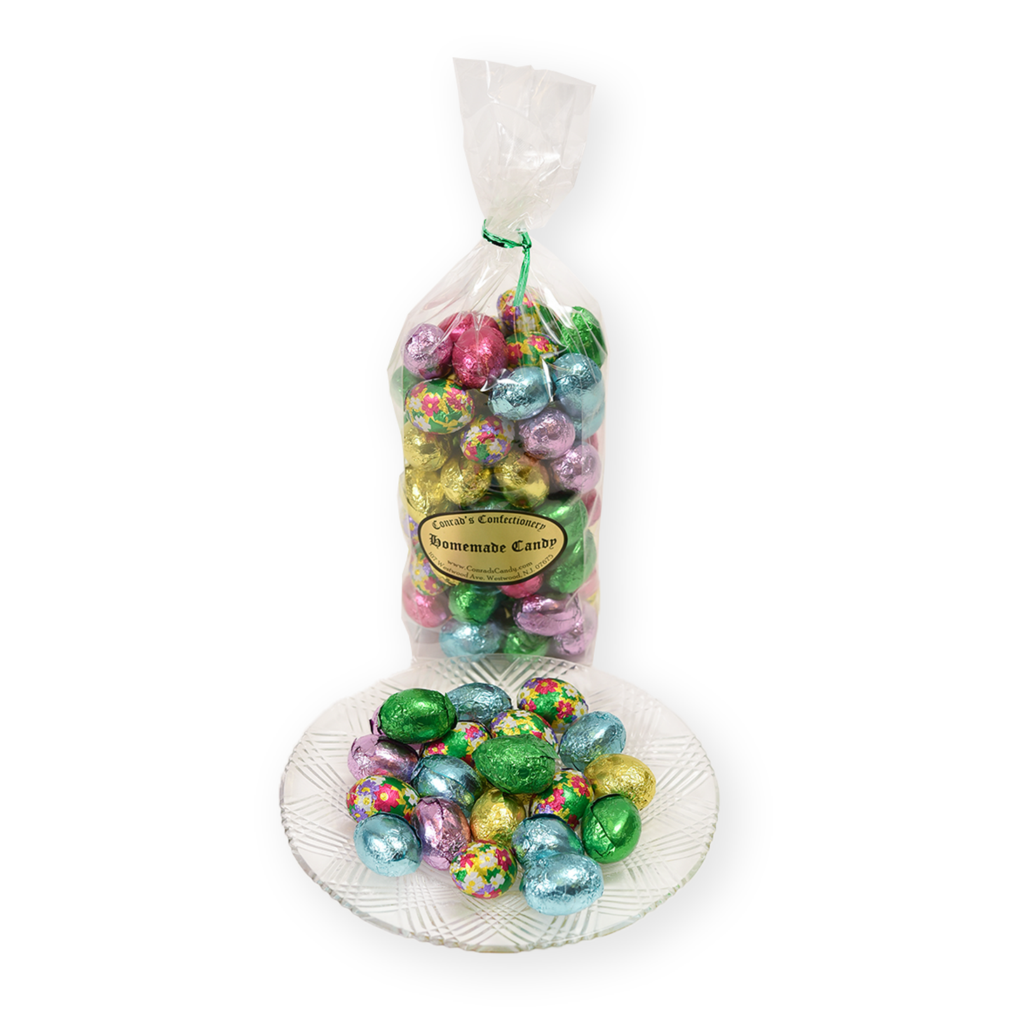 Milk Chocolate Foiled Eggs - 8 oz bag