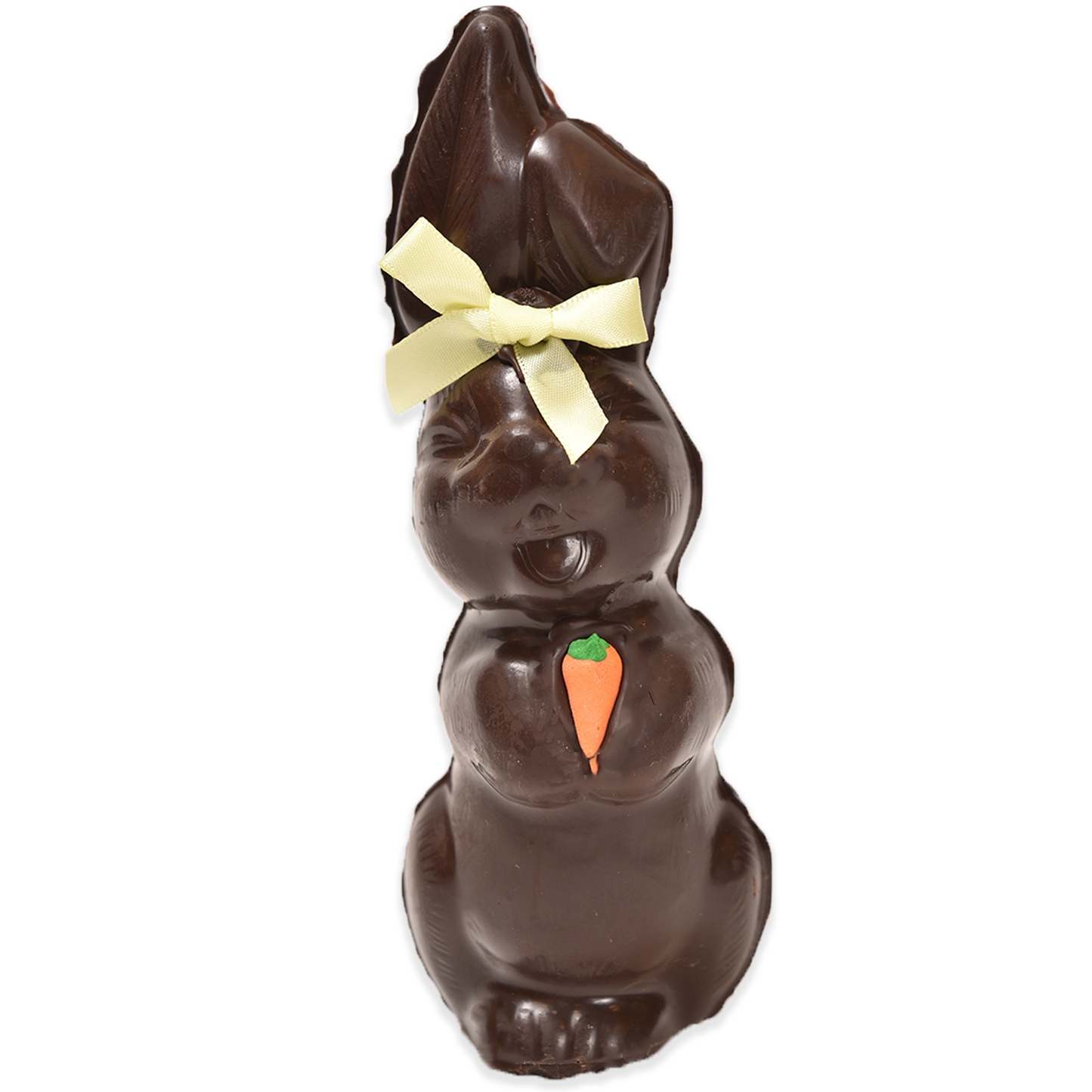 6.75" Dark Chocolate Easter Bunny - "Flop Ear"