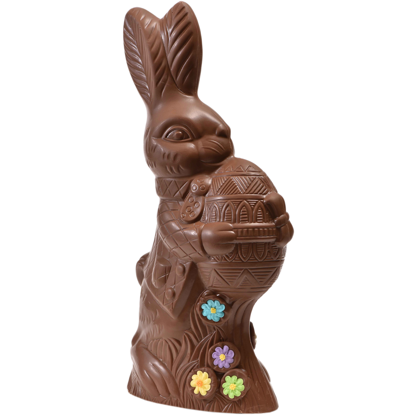 16" Milk Chocolate Easter Bunny # 47 - "Large Bunny Holding Egg"