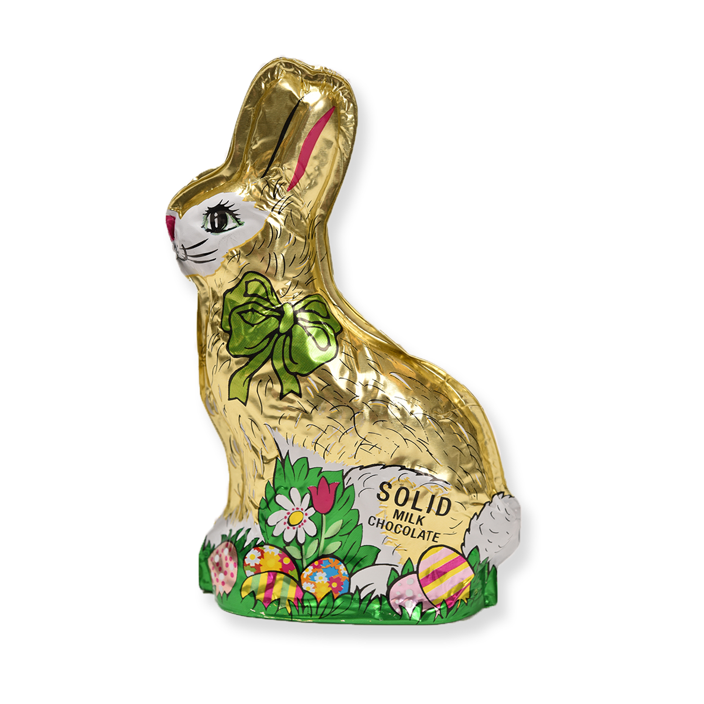 Milk Chocolate Solid Foiled Bunny (6 oz)