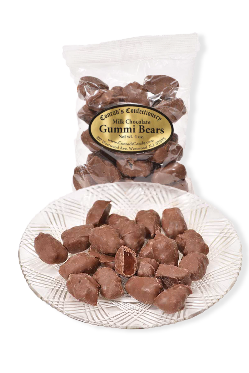 Milk Chocolate Gummi Bears- 4 oz bag