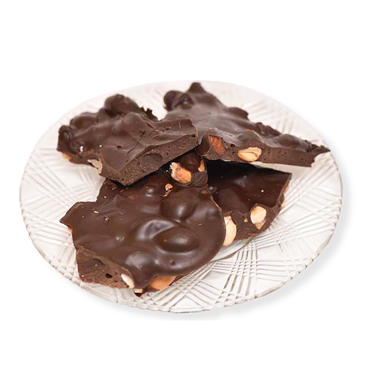 Dark Chocolate Almond Bark (Half Pound Box)