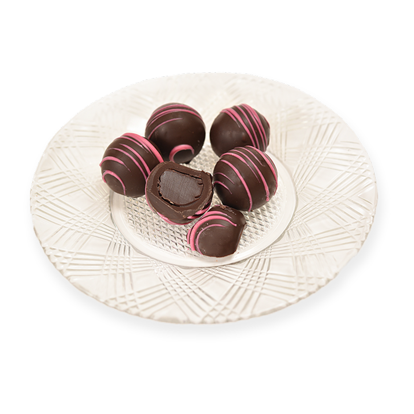 Dark Chocolate Raspberry Truffles (Half Pound Box)