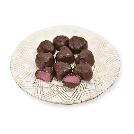 Dark Chocolate Raspberry Creams (Half Pound Box)