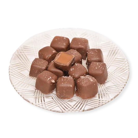 Milk Chocolate Salted Caramels (Half Pound Box)