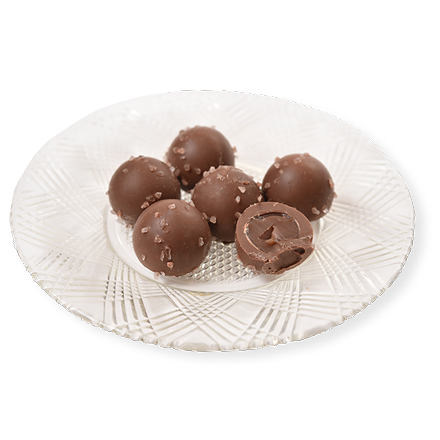 Milk Chocolate Sea Salt Caramel Truffles (Half Pound Box)