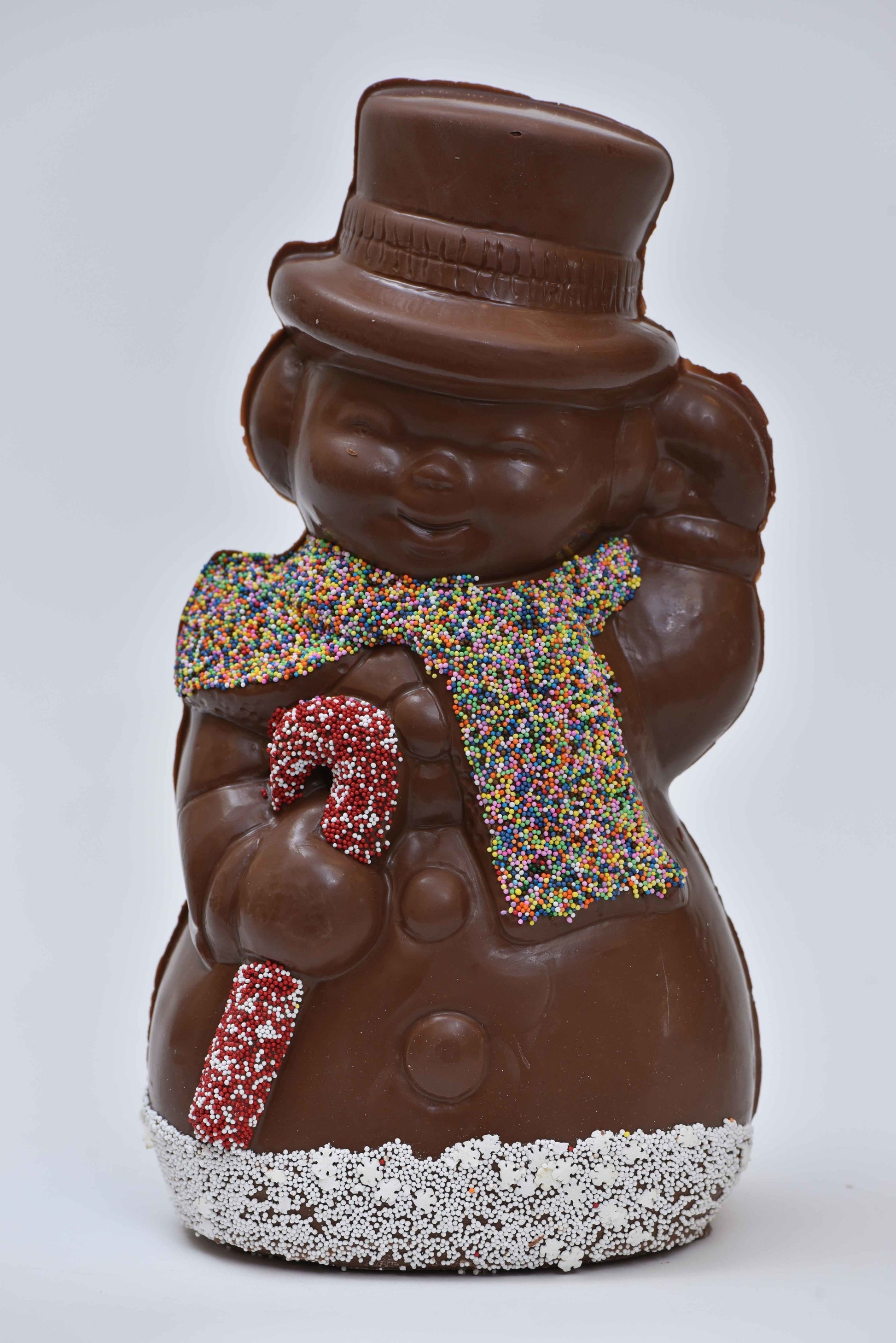 12" Milk Chocolate Large Snowman Model X-19 - Conrad's Confectionery