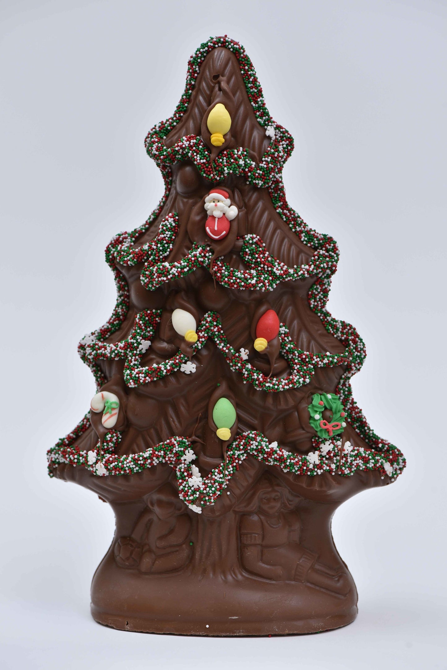 11" Milk Chocolate "Angel" Christmas Tree Model X-11 - Conrad's Confectionery
