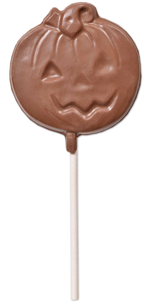 Milk Chocolate Jack O Lantern Pop - Conrad's Confectionery