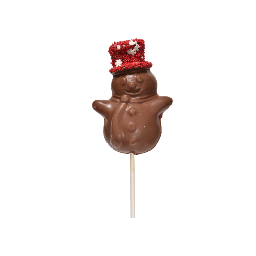 Milk Chocolate Snowman Pop