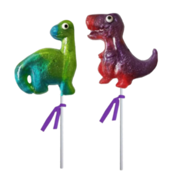 Dinosaur Lollipop (Hard Candy)