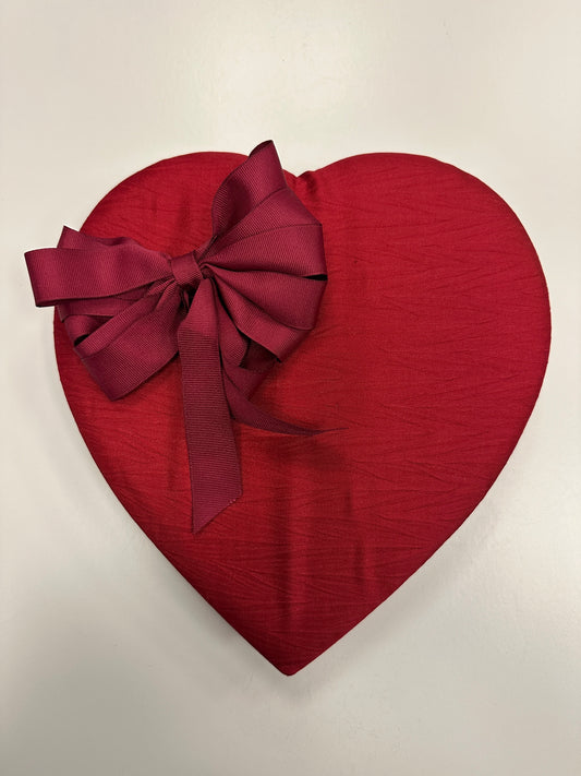 #26D All Dark Chocolate Valentine's Day Assortment in Red Plush Heart Shaped Box