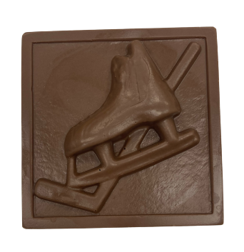 Milk Chocolate Hockey Plaque