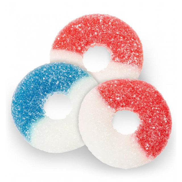 Patriotic Gummi Rings (4 oz bag)
