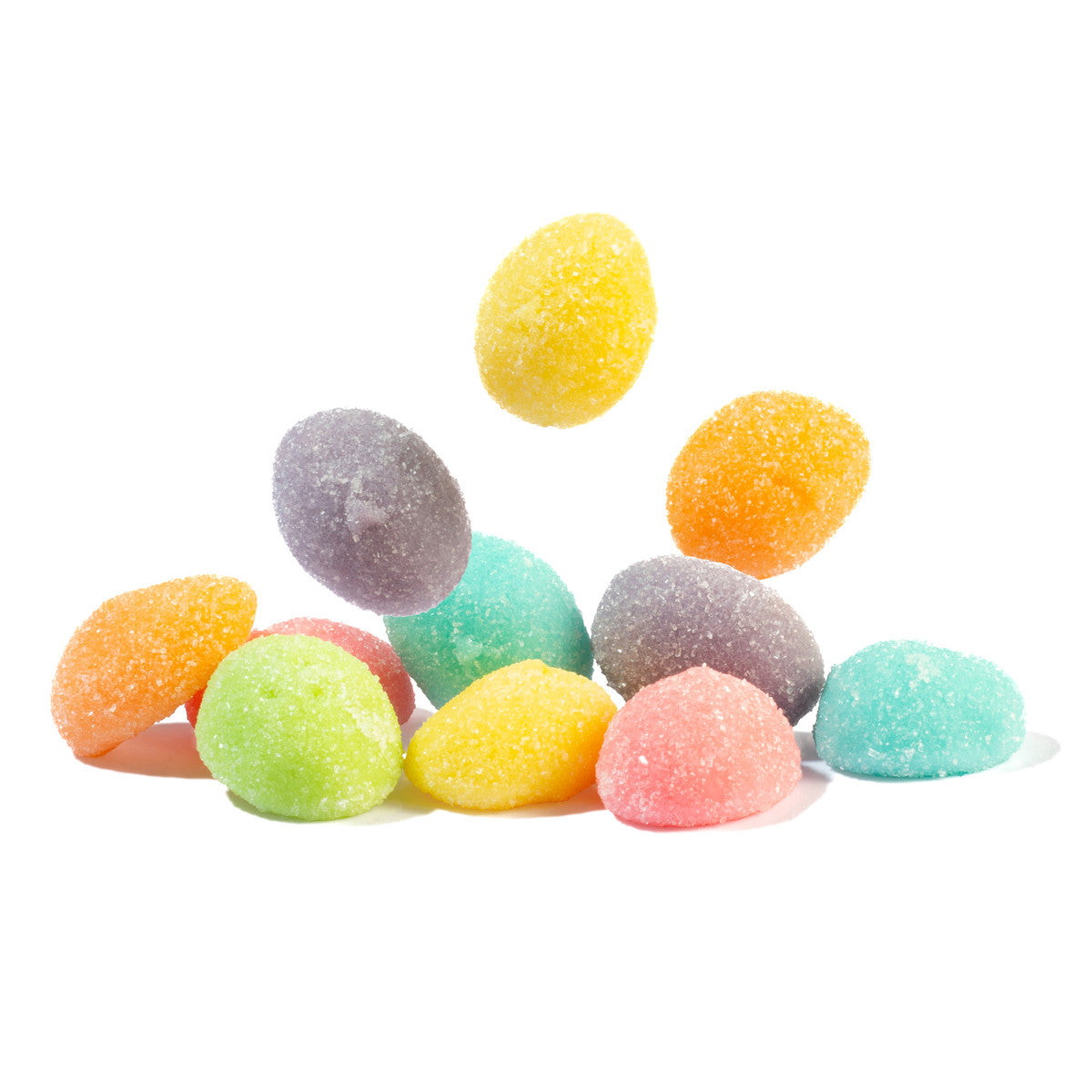 Sugar Sanded Gummi Eggs- 4 oz bag