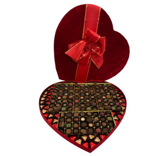 #80 Milk & Dark Chocolate Valentine's Heart