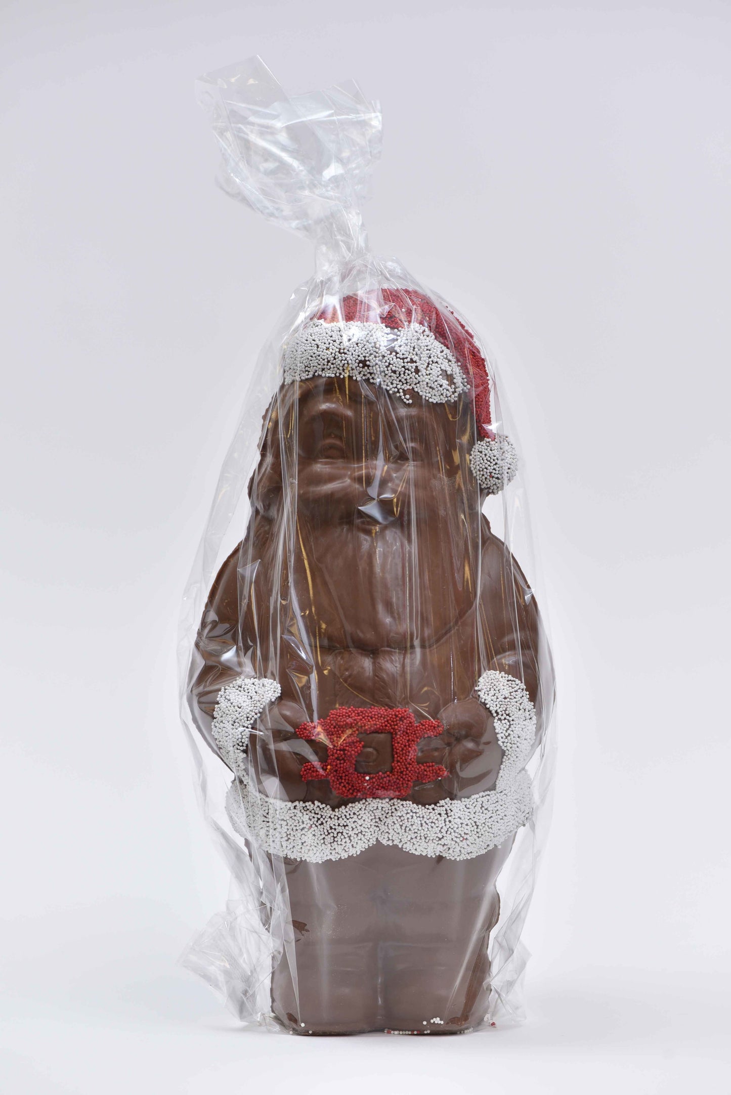 12" Milk Chocolate "Bowling Pin" Santa Model X-12 - Conrad's Confectionery