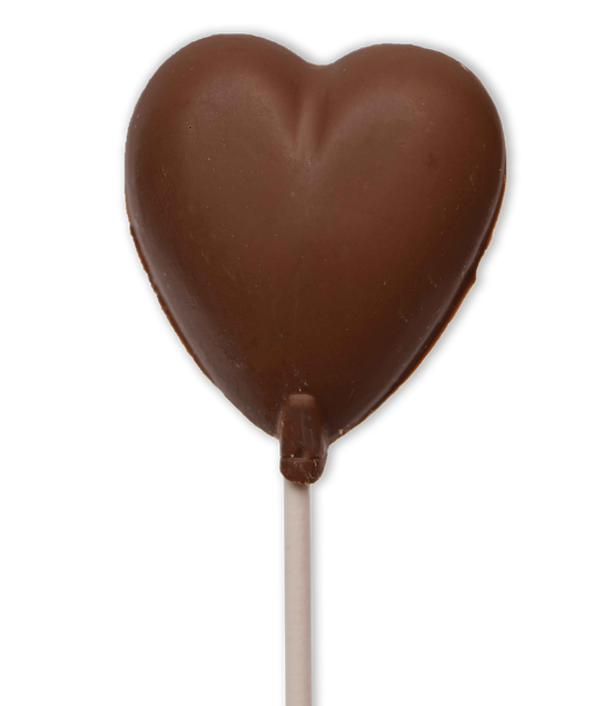 Milk Chocolate Heart Pop - Conrad's Confectionery