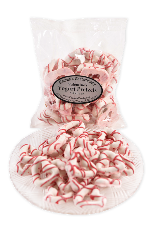Valentine's Day Yogurt Pretzels (4oz) - Conrad's Confectionery