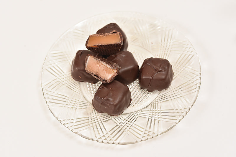 Sugar Free Dark Caramel (Half Pound Box) - Conrad's Confectionery