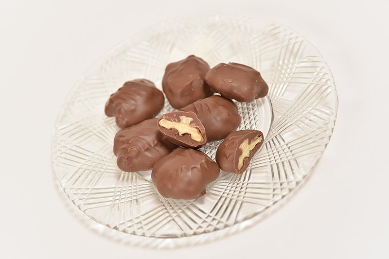 Milk Chocolate Walnuts (Half Pound Box) - Conrad's Confectionery