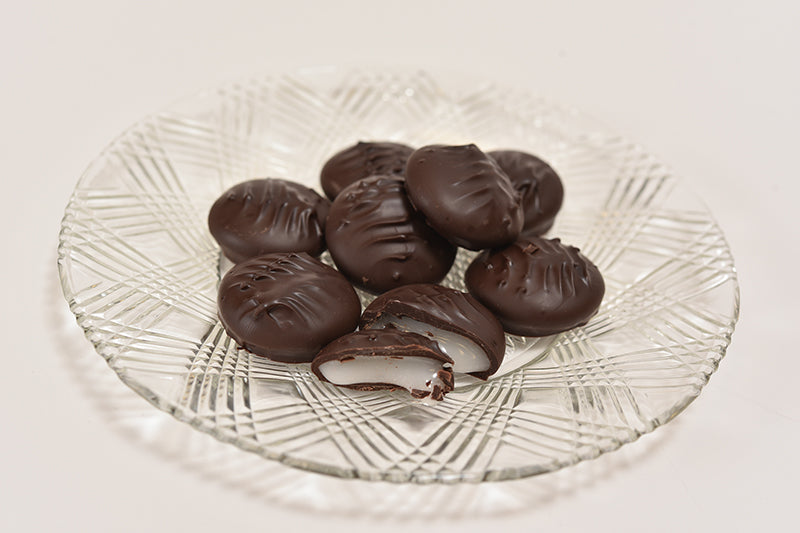 Dark Chocolate Thin Mints (Half Pound Box) - Conrad's Confectionery