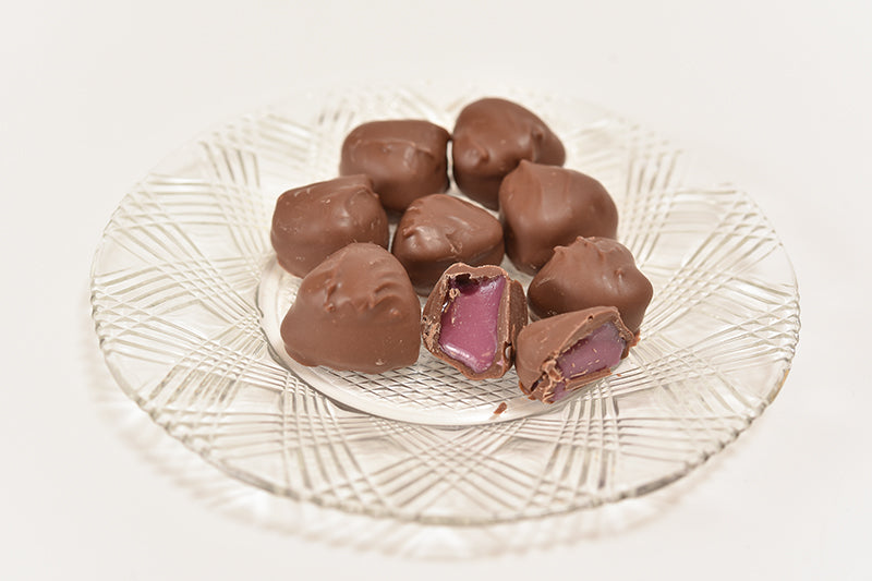Milk Chocolate Raspberry Creams (Half Pound Box) - Conrad's Confectionery